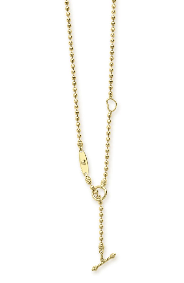 LAGOS Signature Caviar Ball Chain Necklace, Alternate, color, 