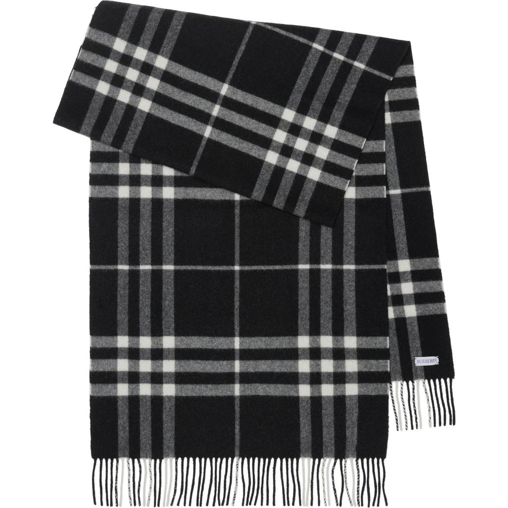 BURBERRY BURBERRY WIDE CHECK CASHMERE SCARF