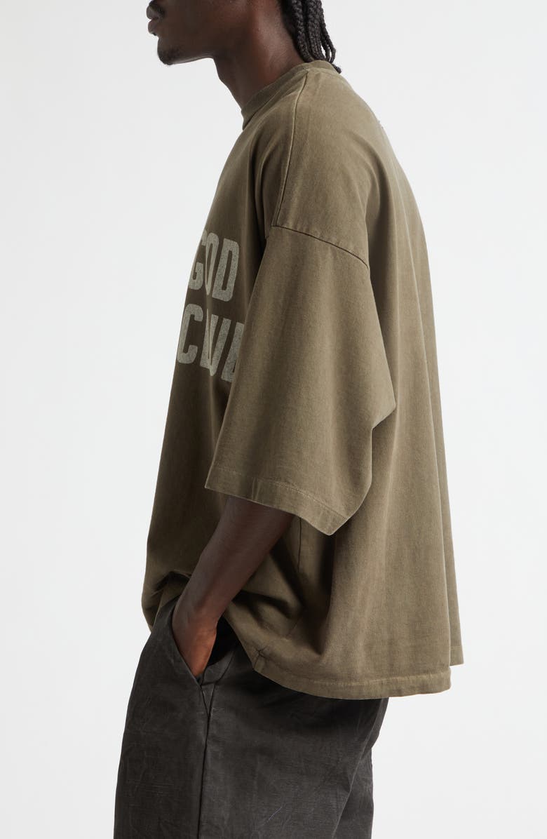 Fear of God Baseball Club Short Sleeve Graphic T-Shirt, Alternate, color, Faded Brown