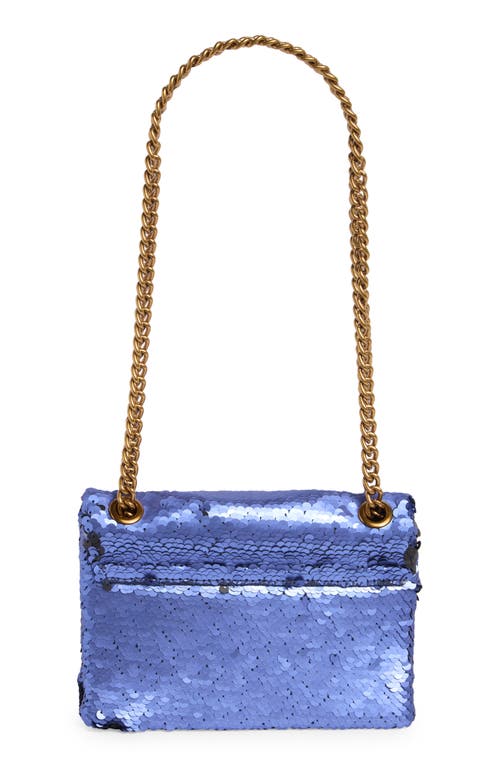 Kurt Geiger London Sequin Mini Brixton Crossbody Bag In Purple