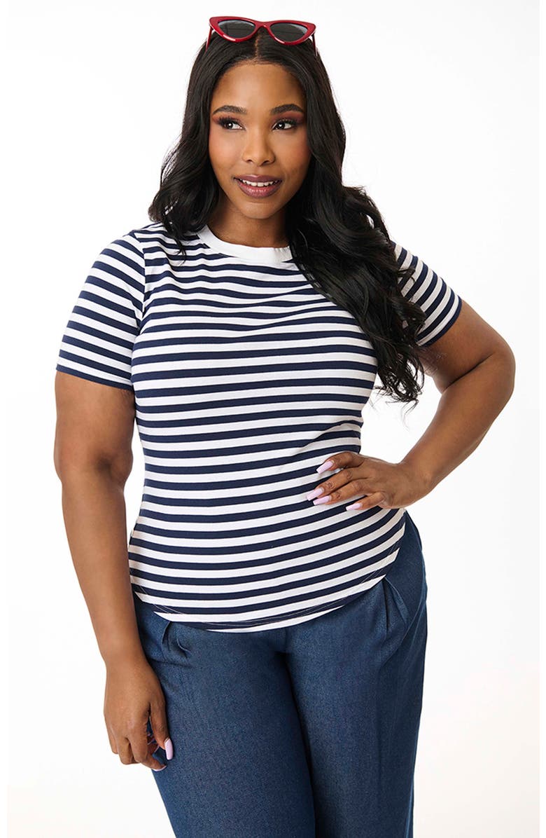 Unique Vintage Plus Size Back To Basics Top, Main, color, 