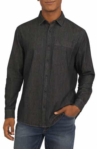 DKNY SPORTSWEAR Kingston Cotton Button-Up Shirt