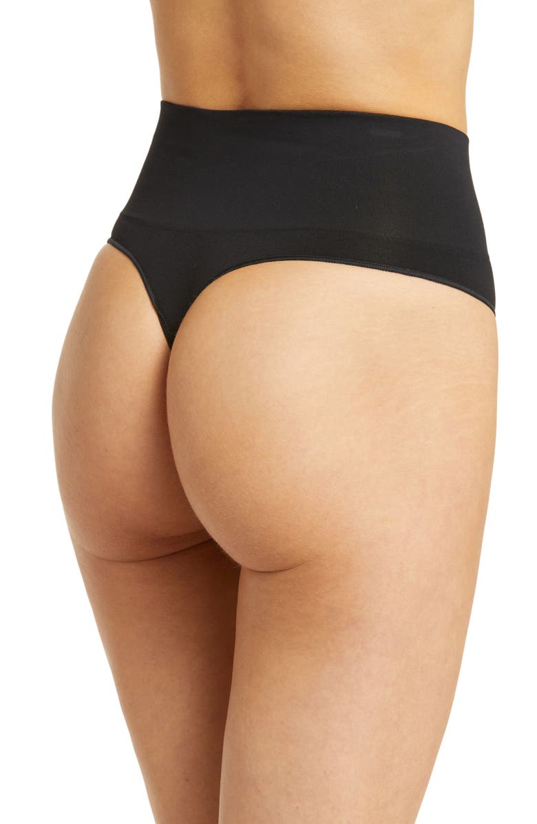 SPANX<sup>®</sup> SPANXshape<sup>™</sup> ExtraOrdinary Thong, Alternate, color, Very Black