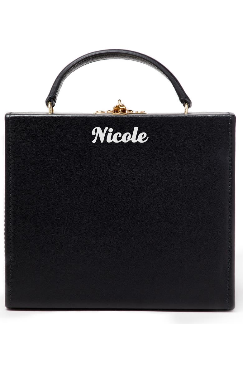Pop & Suki Personalized Leather Box Bag, Main, color,