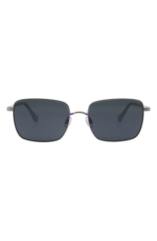 Florence By Mills 54mm Square Sunglasse In Silver