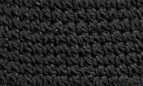 Nordstrom Rack Packable Straw Bucket Hat In Black