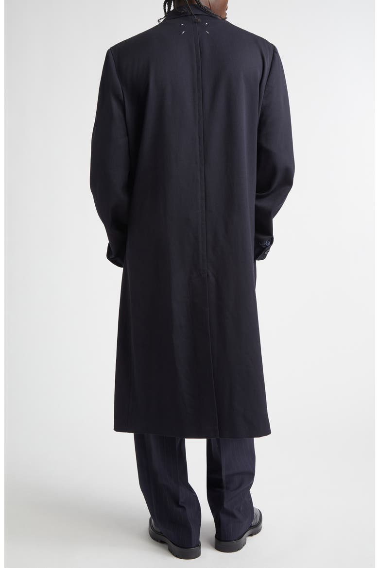 Décortiqué Wool Coat, Alternate, color, DARK BLUE