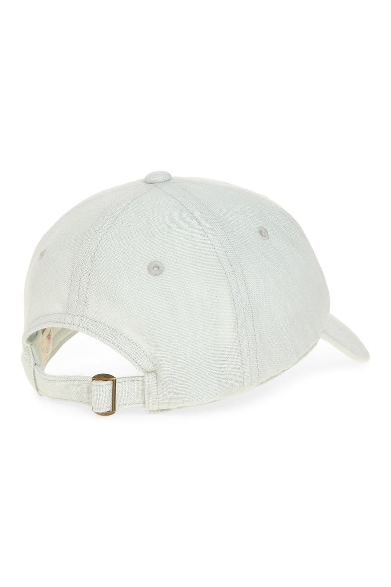 Linen Baseball Cap, Alternate, color, LIGHT BLUE