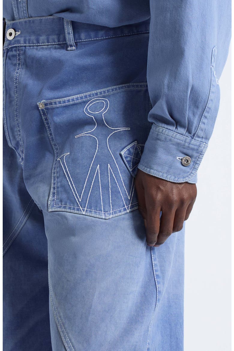 Twisted Workwear Jeans, Alternate, color, FRENCH BLUE