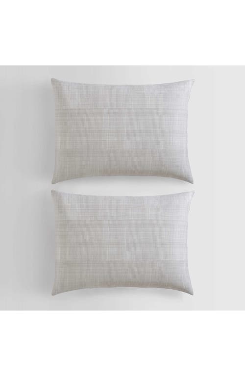 Calvin Klein Textural Rib Duvet Cover & Sham Set In Warm Taupe