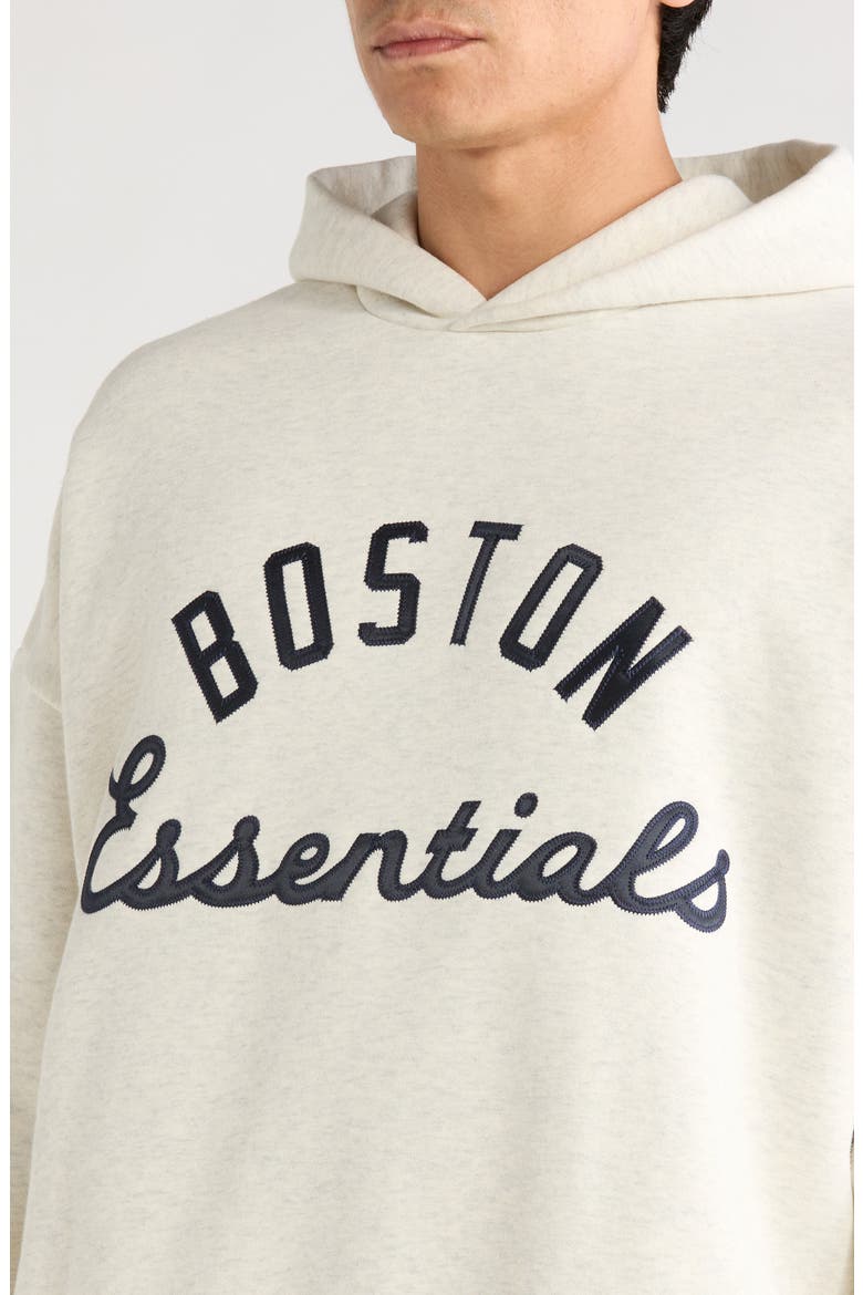 x MLB Red Sox Sport Cotton Blend Graphic Hoodie, Alternate, color, OATMEAL HEATHER/ LIGHT HEATHER