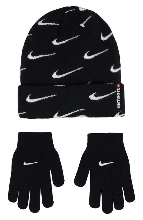 Swoosh Repeat Beanie (Big Kid)