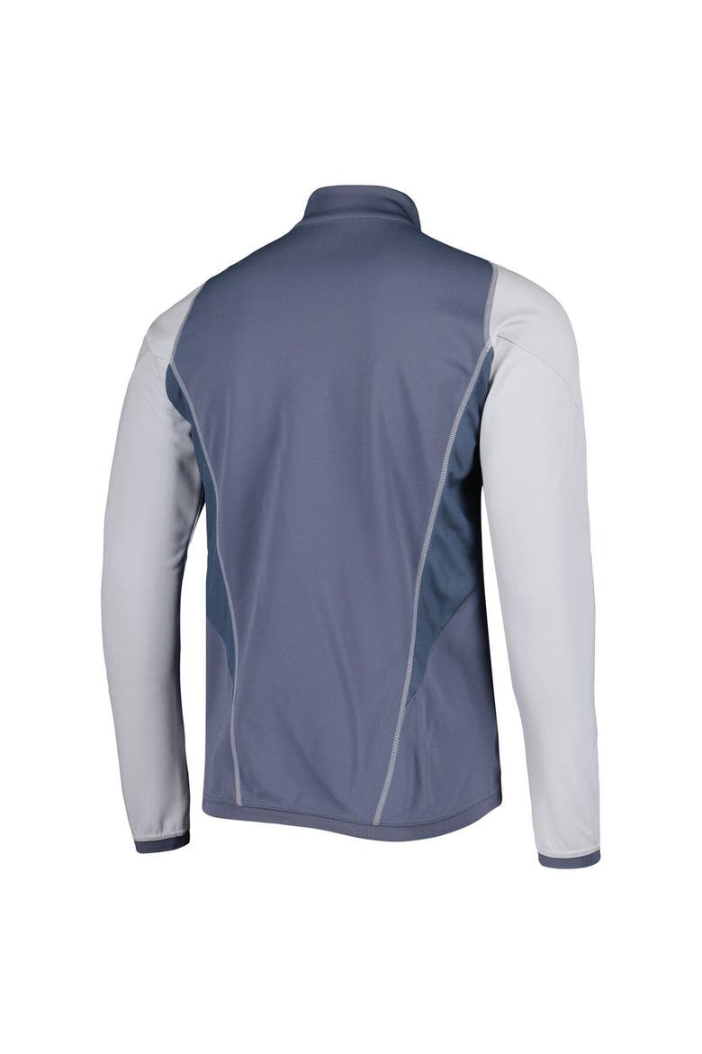 Men's adidas Gray Nashville SC 2023 On-Field AEROREADY Quarter-Zip Training Top, Alternate, color, Gray