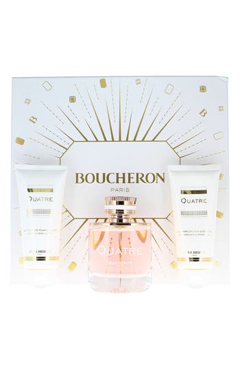 Boucheron Quatre Eau De Parfum Set $140 Value In Transparent