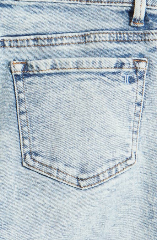 Tractr Kids' Loose Denim Bermuda Shorts In Blue