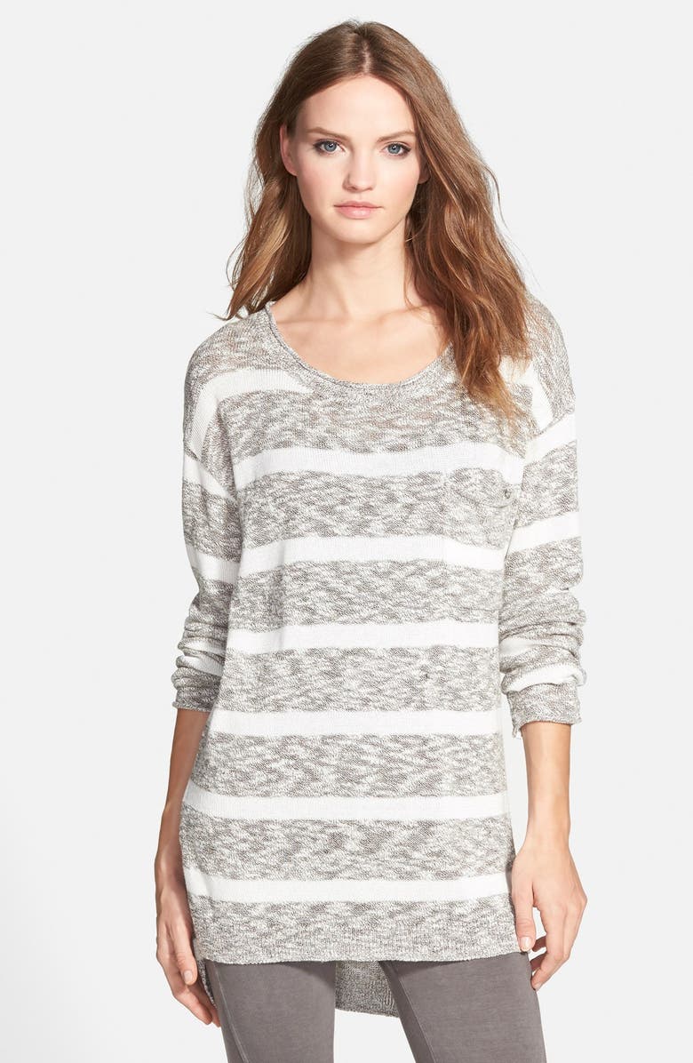 BP. Stripe Slub Knit Pullover, Main, color, 
