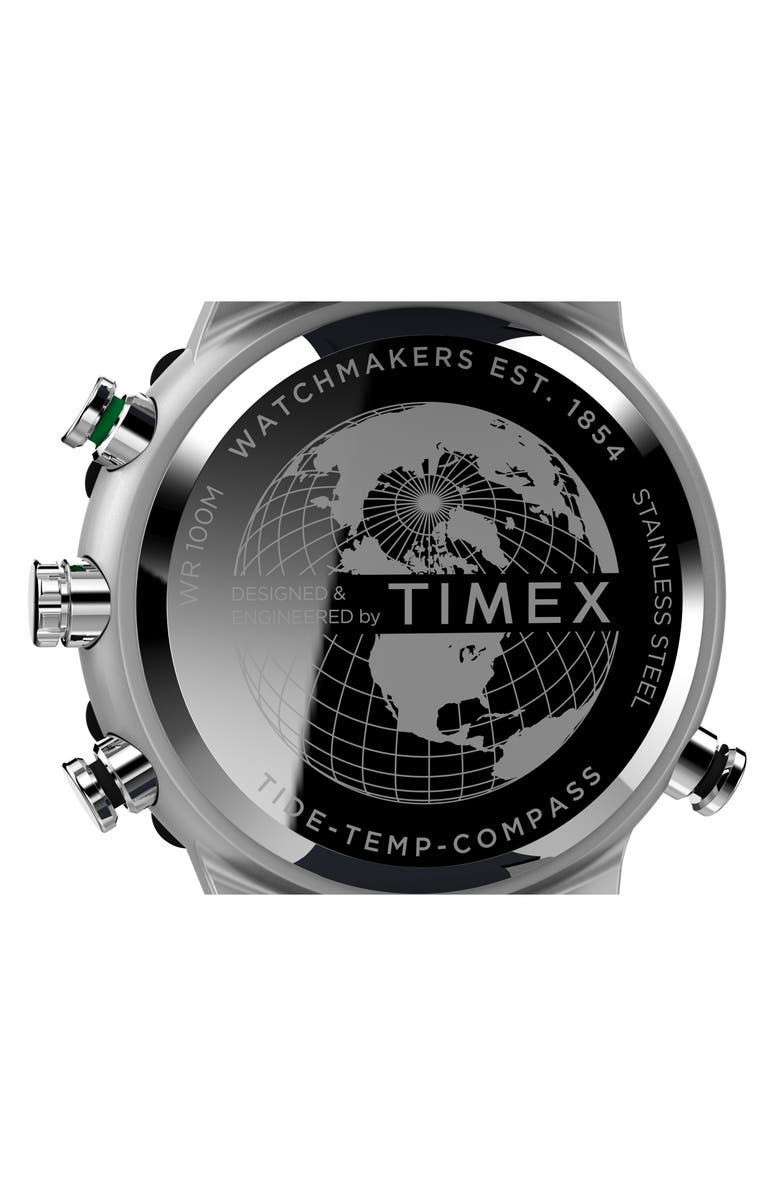 Timex<sup>®</sup> Expedition Tide Temp Compass Silicone Strap Watch, 45mm, Alternate, color, 