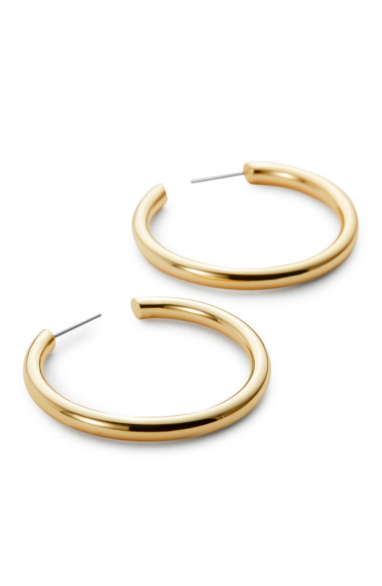 Ana Luisa Hoop Earrings - Tia Medium, Alternate, color, Gold