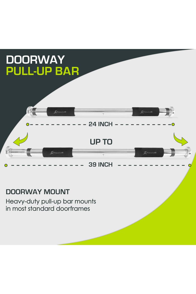 Doorway Pull-Up Bar, Alternate, color, Silver
