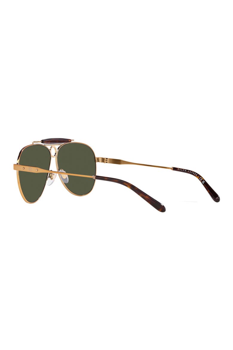61mm Aviator Sunglasses, Alternate, color, ANTIQ COP