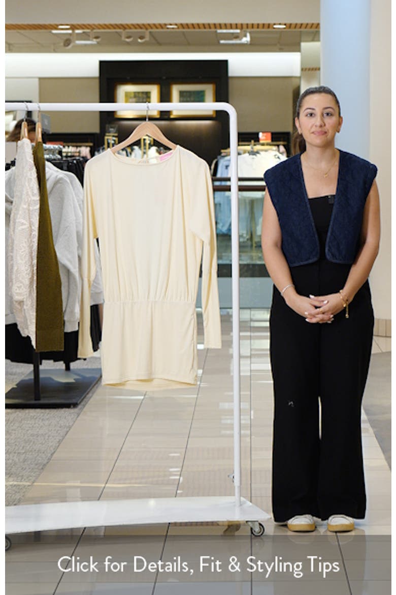 Venice Long Sleeve Open Back Midi Dress video