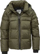 S13 Kids' Downhill Matte Hooded Puffer Jacket