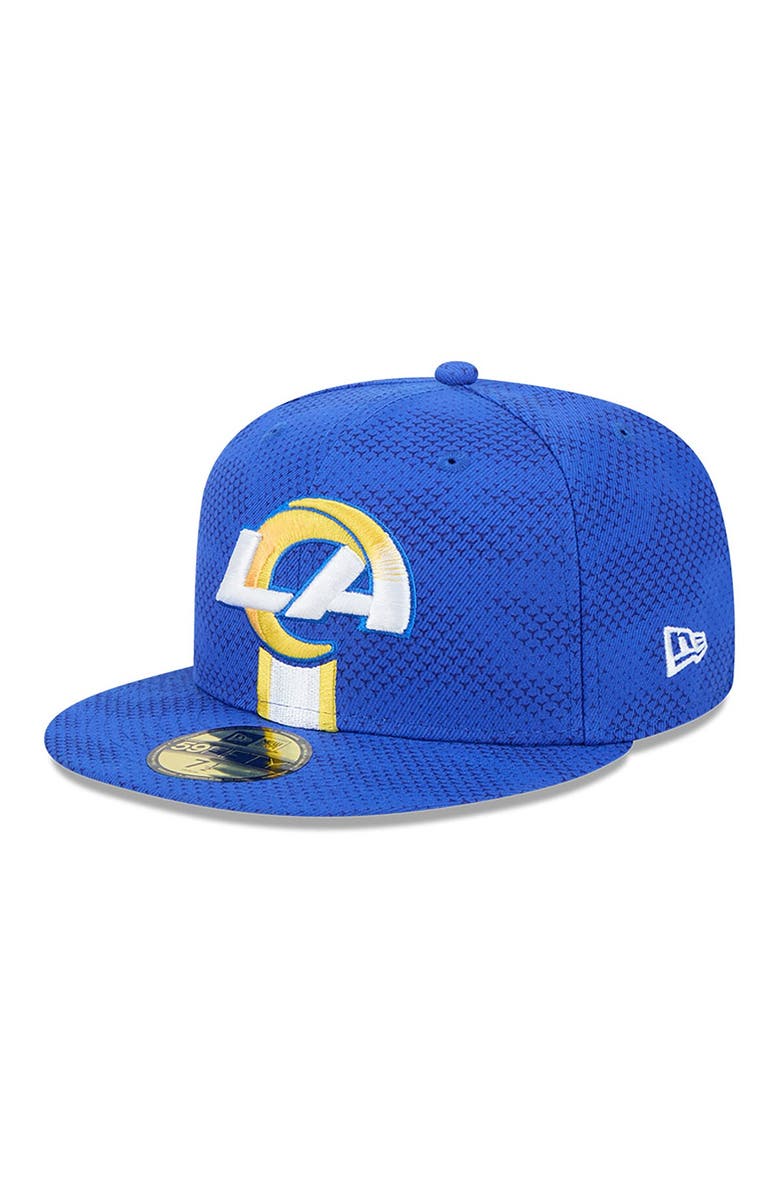 New Era Men's New Era Royal Los Angeles Rams 2024 Sideline 59FIFTY Fitted Hat, Alternate, color,