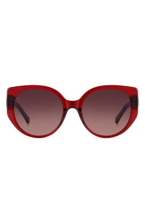 seraphina 55mm gradient round sunglasses