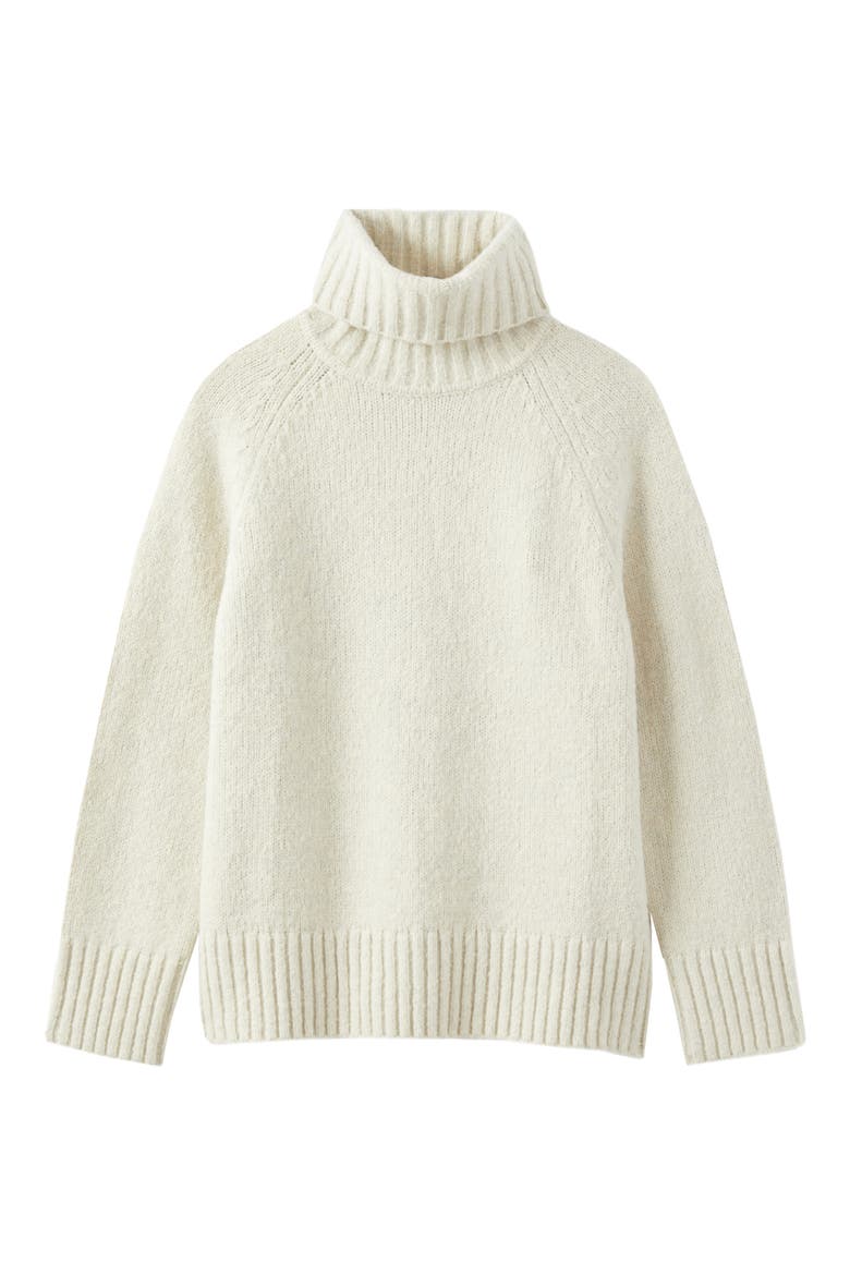 Turtleneck Sweater, Alternate, color, SNOW WHITE