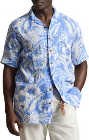 Polo Ralph Lauren Big & Tall Sweetheart Linen Floral Sport Shirt