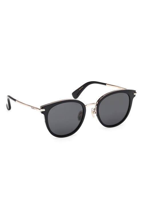 Max Mara 54mm Round Sunglasses