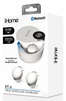 iHome XT-31 Wireless Earbuds with Charging Case