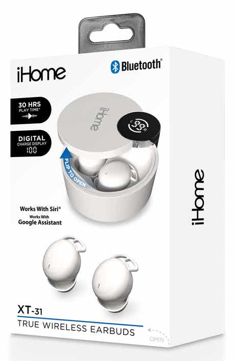 iHome XT-31 Wireless Earbuds with Charging Case