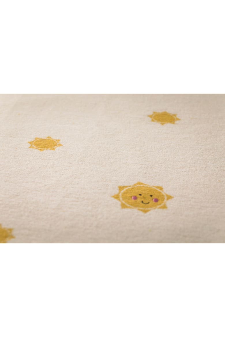 Juwel Suns Allover With Embroidery Baby Blanket, Alternate, color, Offwhite