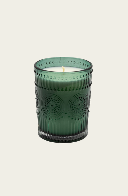 Italic Noir Swiss Scented Glass Candle In Green