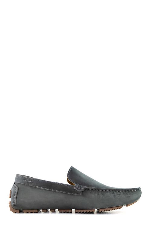 Marc Joseph New York Ovington Ct Leather Venetian Driver Loafer In Blue