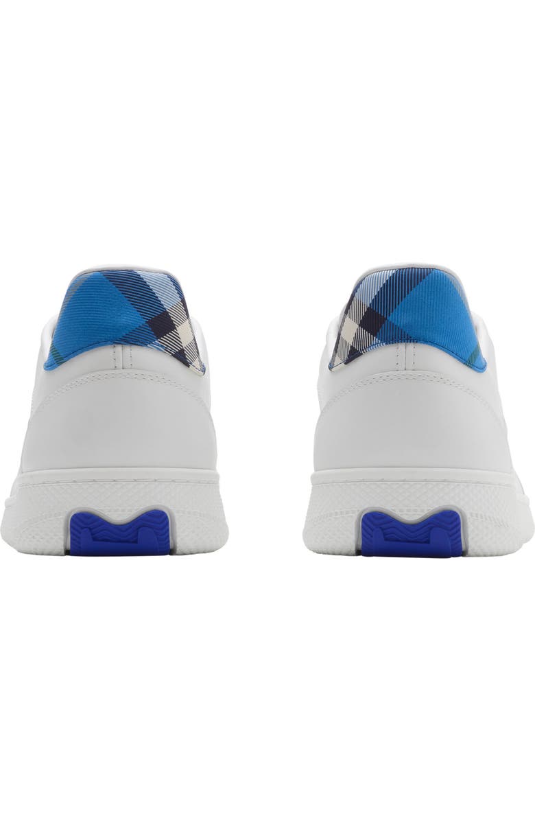 Burberry Terrace Check Court Sneaker, Alternate, color, White/ Hyacinth Ip Ch