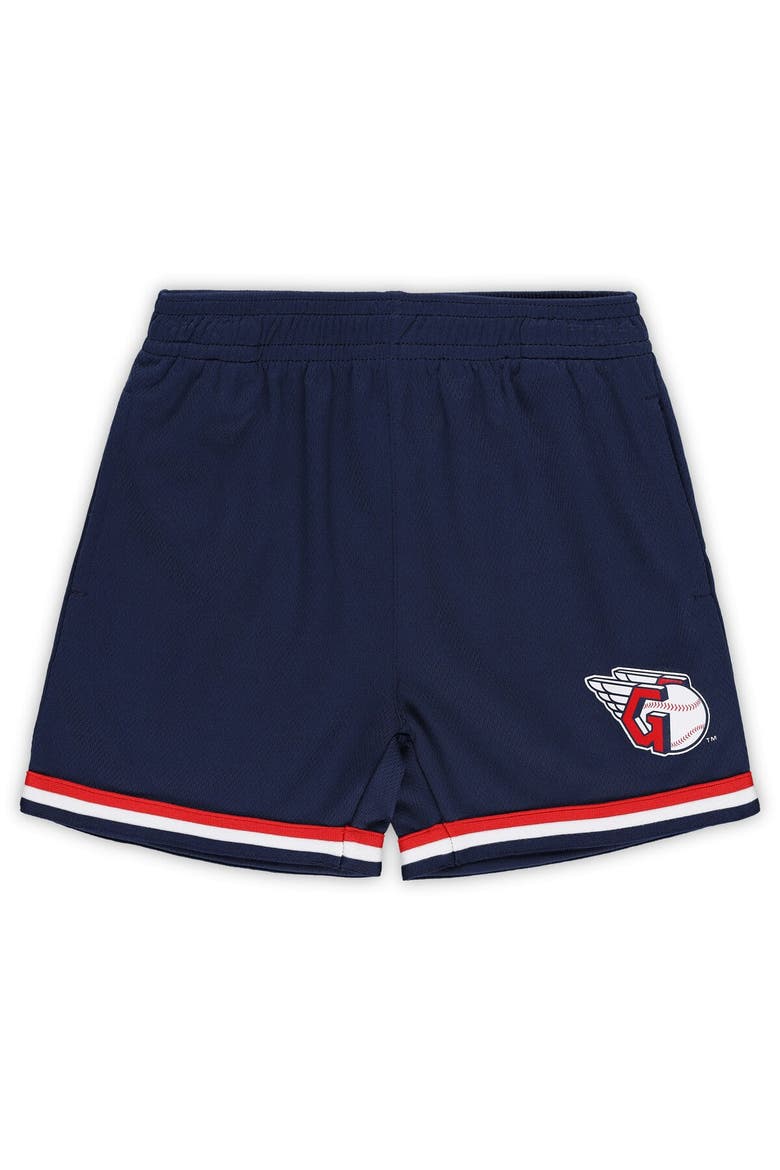 Toddler Fanatics Branded Navy Cleveland Guardians Field Ball T-Shirt & Shorts Set, Alternate, color, Navy