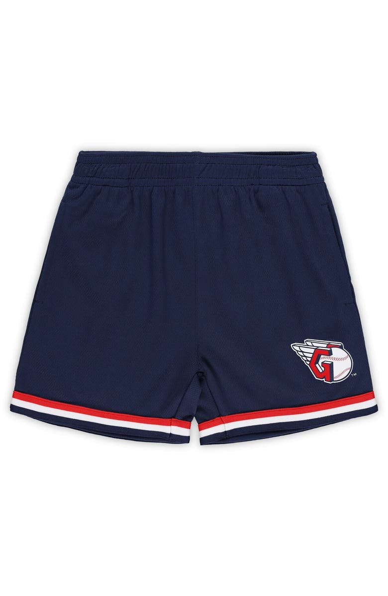 Outerstuff Toddler Fanatics Branded Navy Cleveland Guardians Field Ball T-Shirt & Shorts Set, Alternate, color,