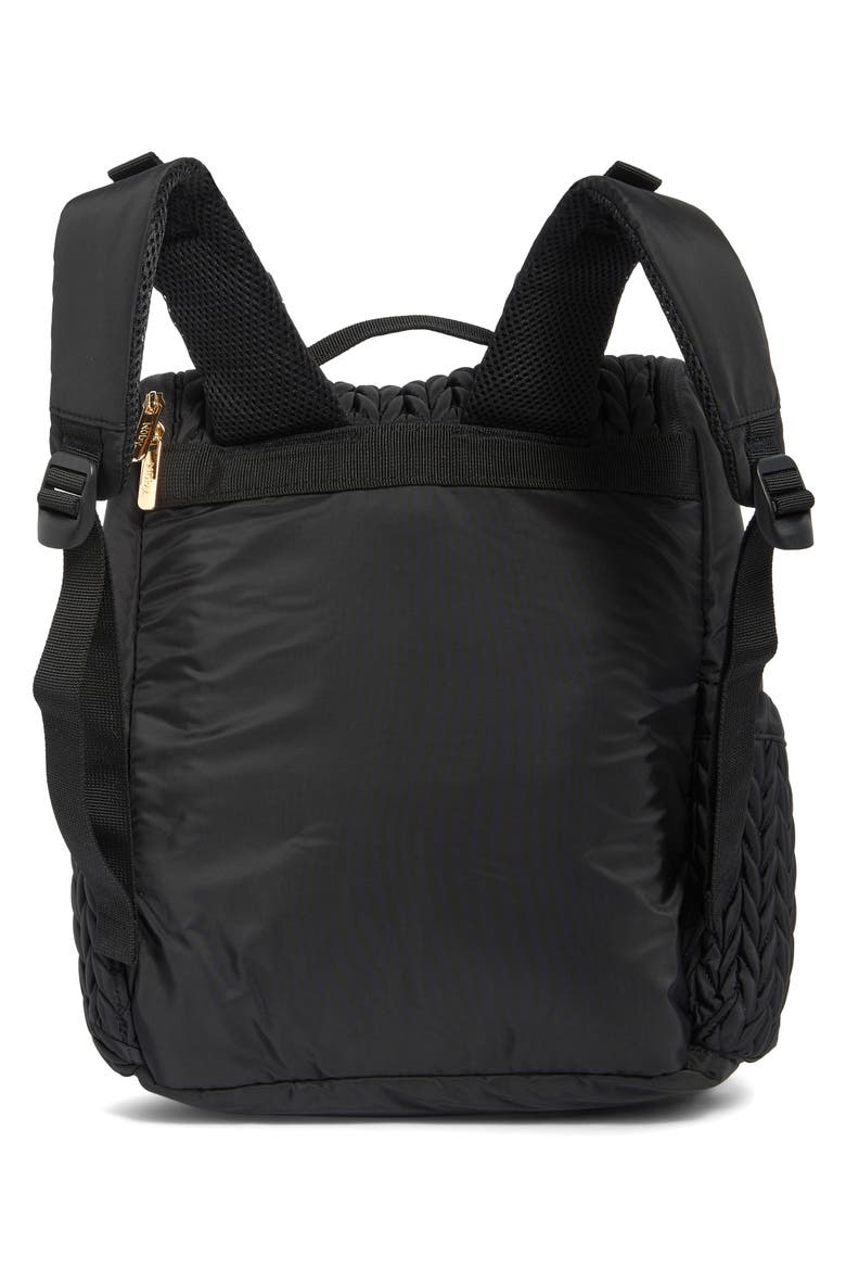 Mommy Braided Diaper Backpack, Alternate, color, BLACK