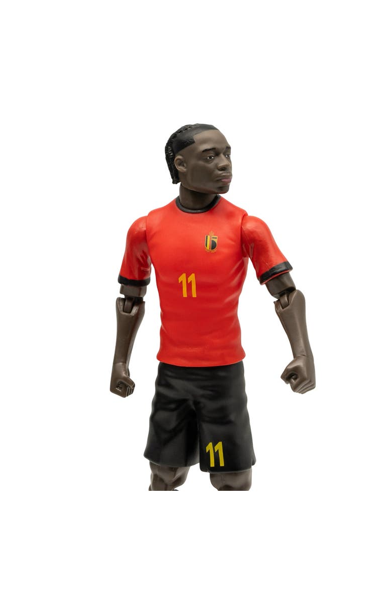 Sockers Belgium National Jérémy Doku 8" Soccer Action Figure, Alternate, color, Red