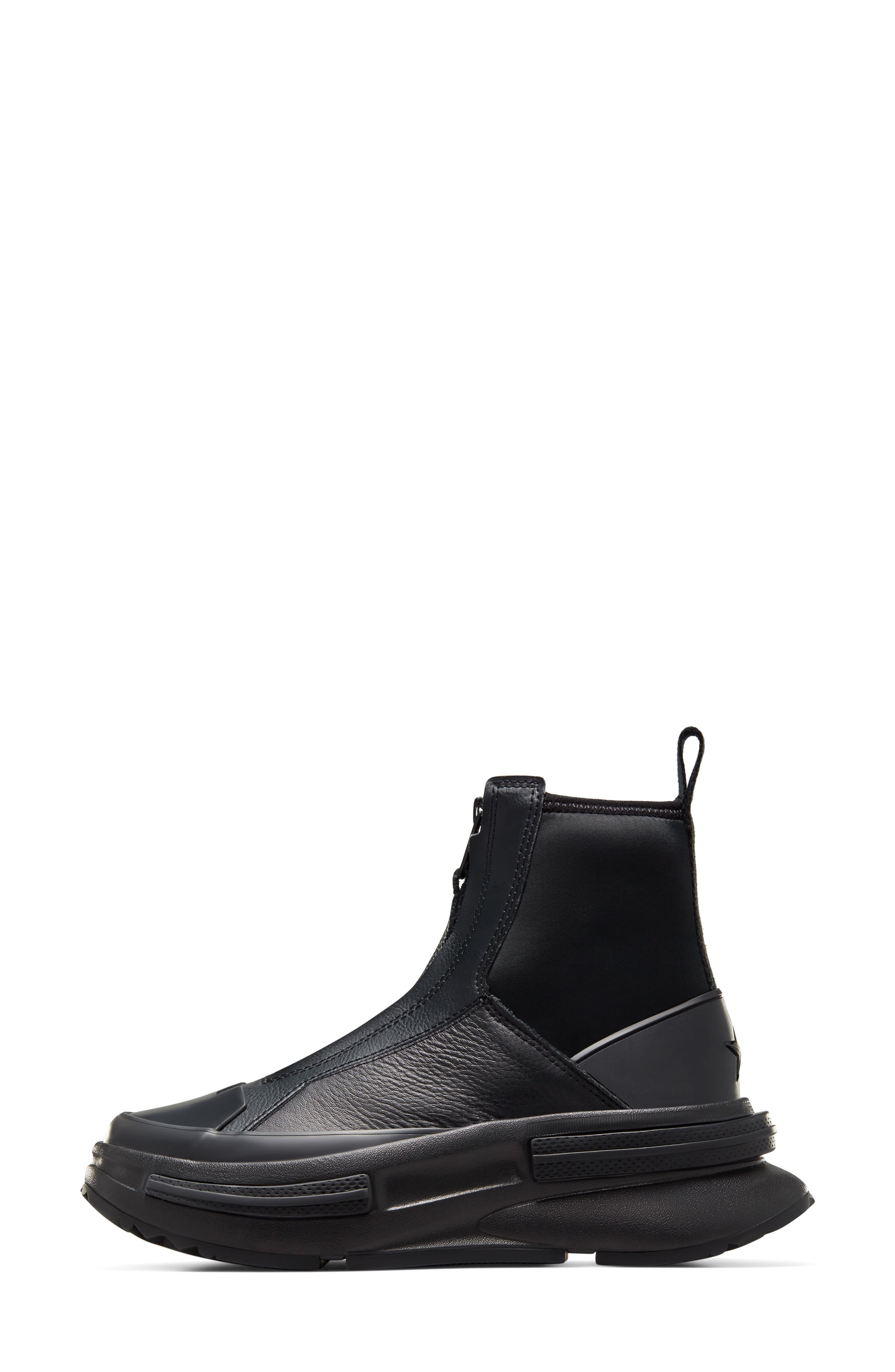 Run Star Platform Chelsea Boot, Alternate, color, BLACK/ BLACK/ BLACK