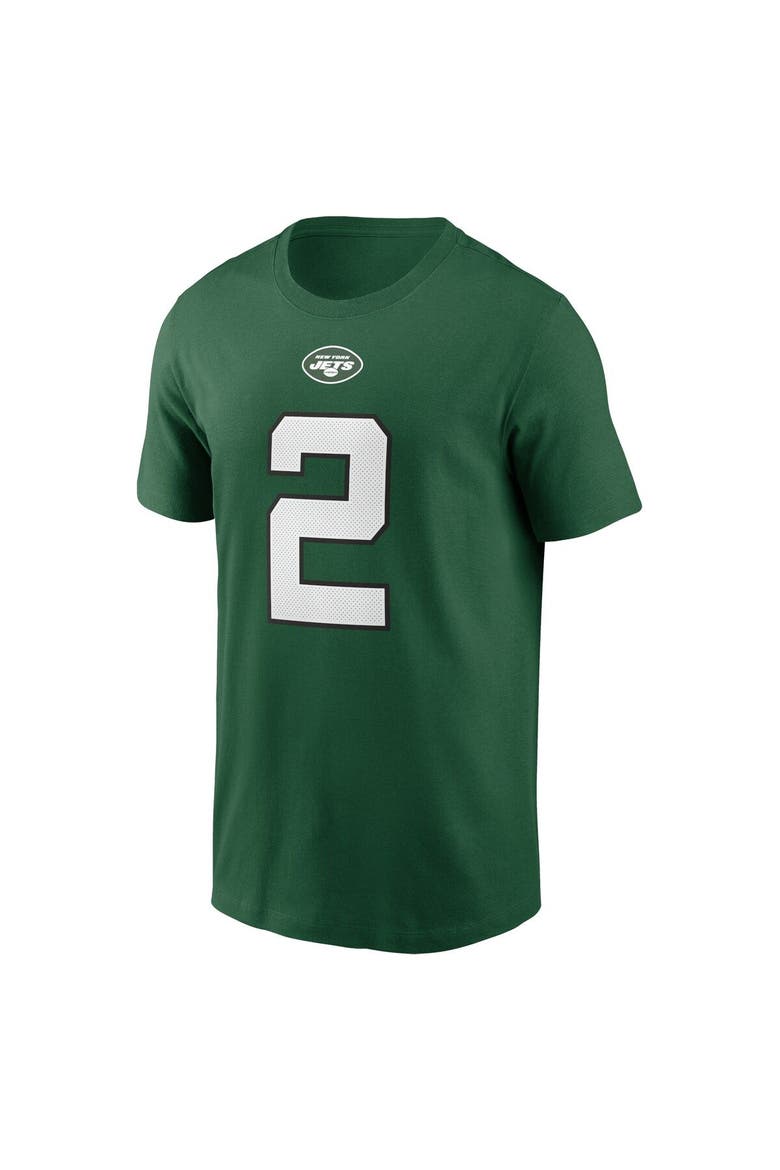 Men's Nike Zach Wilson Green New York Jets Player Name & Number T-Shirt, Alternate, color, Green