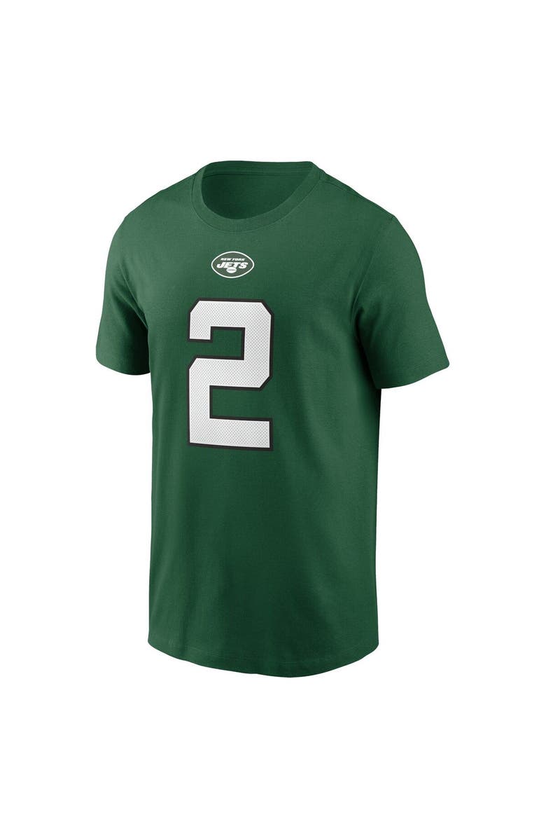 Nike Men's Nike Zach Wilson Green New York Jets Player Name & Number T-Shirt, Alternate, color, 