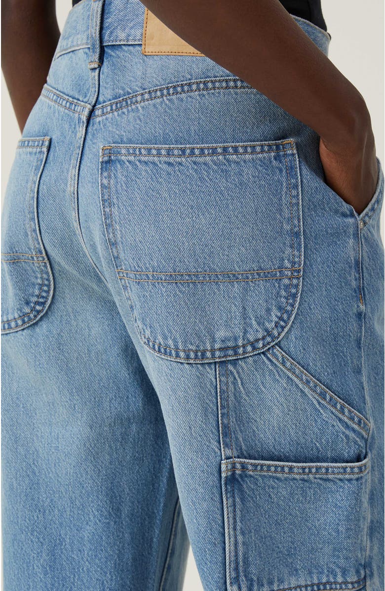 Cotton On Women's Loose Straight Jean, Alternate, color, Bells Blue Carpenter