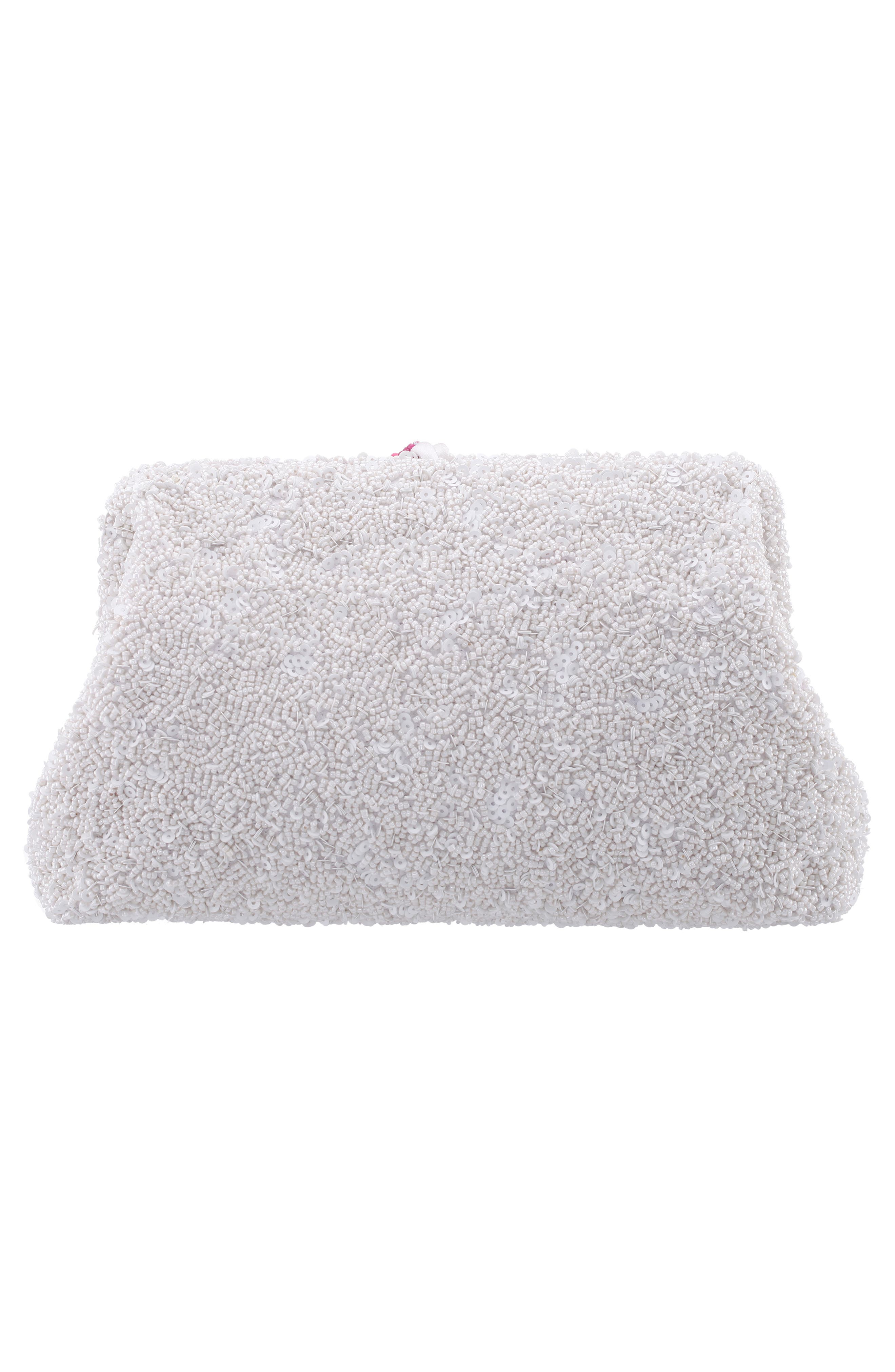 Nina Isla Frame Clutch, Alternate, color, 