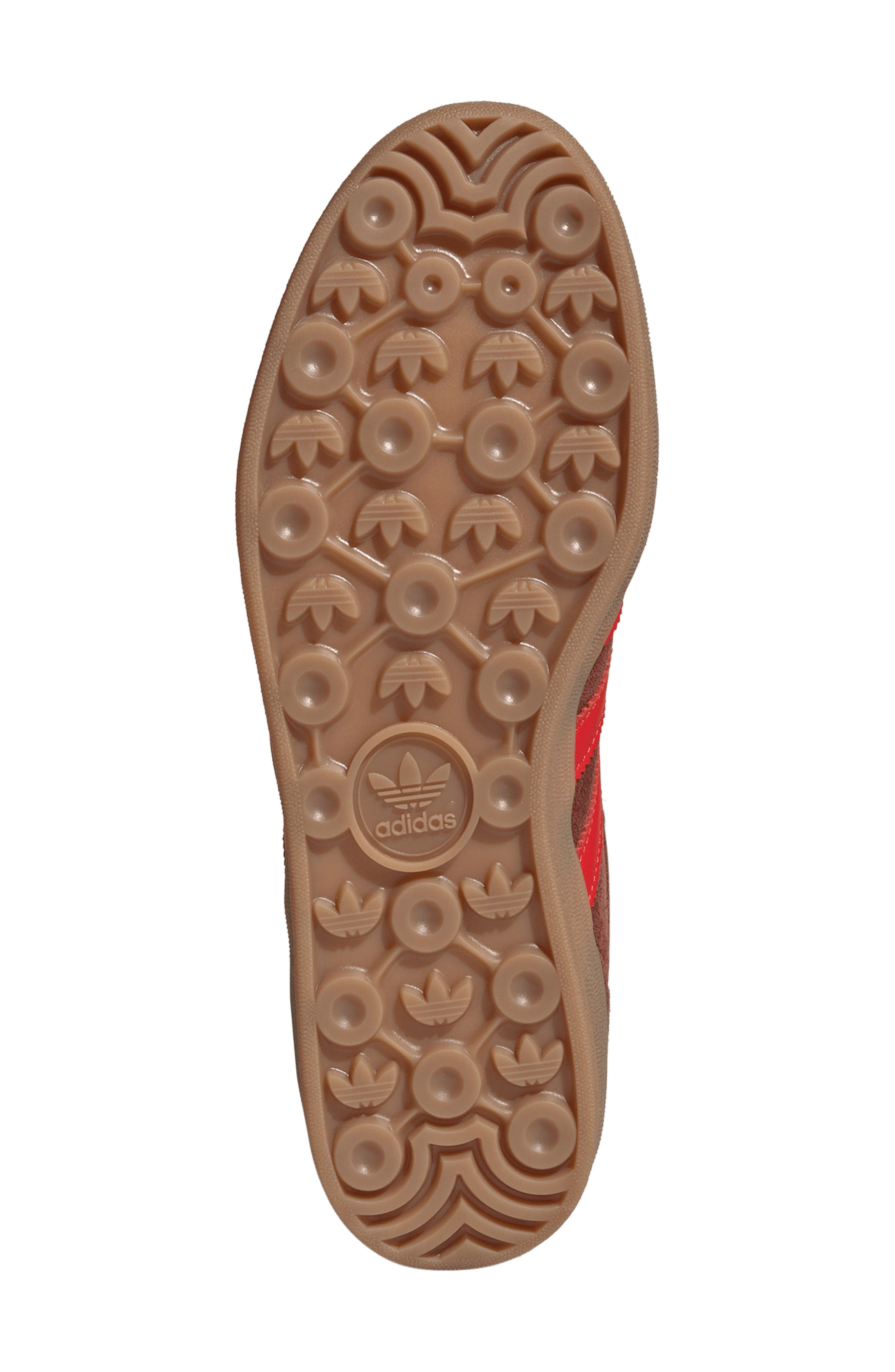 Gazelle Indoor Sneaker, Alternate, color, FOXBRN/RED