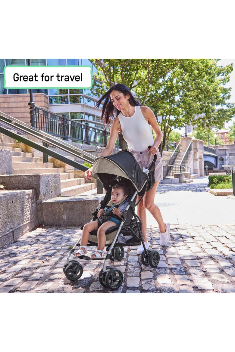 3D Mini Convenience Stroller, Alternate, color, KHAKI
