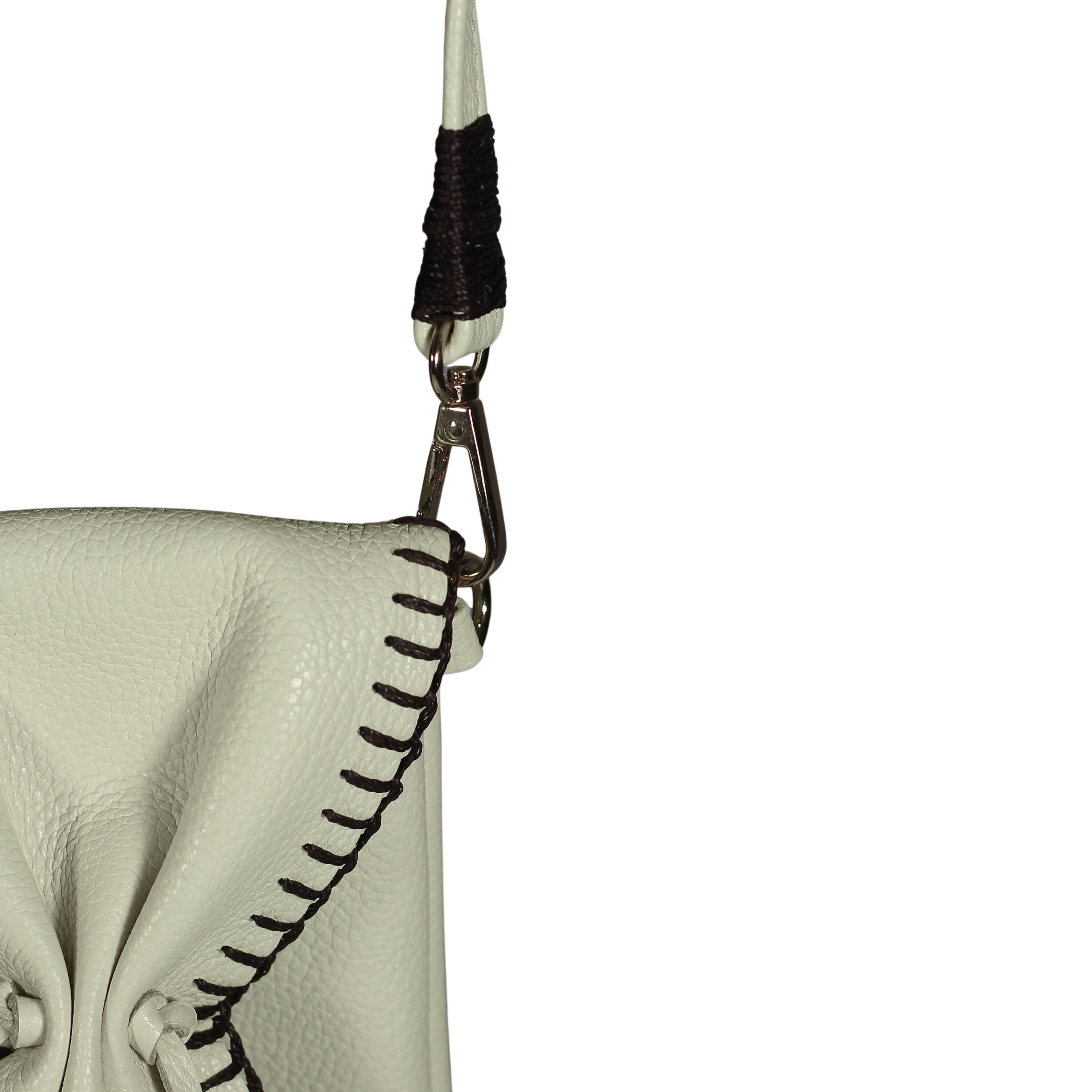 Cell Phone Butterfly Leather Bag, Alternate, color, Winter White