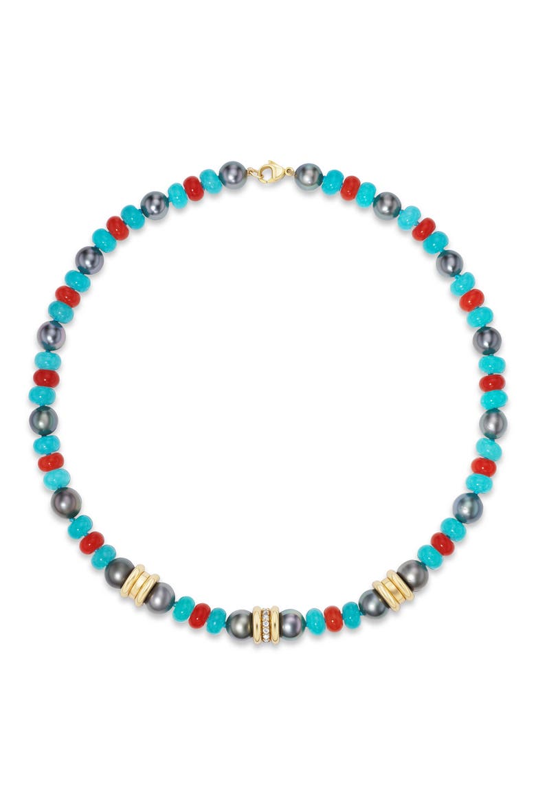 St. Barths Necklace, Main, color, BLUE